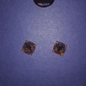 Tory Burch crystal studs (light pink)